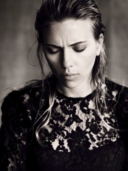 Scarlett Johansson by Paolo Roversi for Vogue Italia, October 2013