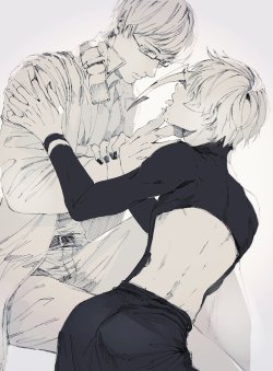 lacuna-matata:  Arima and Kaneki Art by たいらか※ Permission to upload this work was granted by the artist.Do NOT repost/remove credit. Please like on Twitter! 