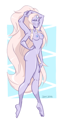 SuperGoddess Opal coming to slay (Listened to Glass Swords by Rustie for Pearlthyst inspiration)See the SFW version here!