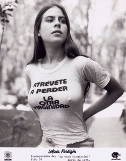got70s: actress Leticia Perdigón (née Guadalupe Leticia Perdigón Labrador), 1975