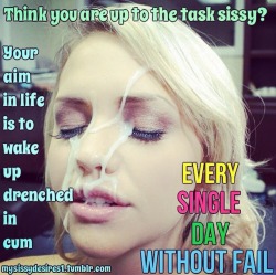 sissydaphnelovescum:  codime69:  Sissy Daphne’s  dream cum true! sissydaphnelovescum  Mmm, yes, being your sissy wife and your personal cum bucket, so hot Domina. codime69  Yes Yessssss it is. ♡♡♡♡♡♡♡♡♡♡