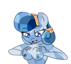 fluttadraw-nsfw:  Even though it’s a crystal pony, they’re still squishable~I drew a little something for @whatsa-smut :3 I kinda really like this character and hope you like the pic as well :3c  Can confirm that crystal pony squish is the best squish.