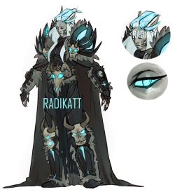 radikatt:  I’ve got a belf Frost Wyrm Death Knight design up for sale! His price is 赞. What you get when you buy: Both pieces of fullbody, fully colored and shaded art without the watermark, full size. All rights to the design to do with as you please.