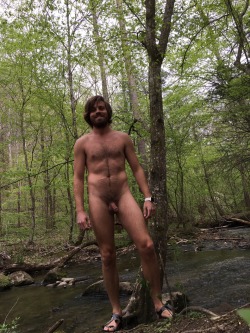 dontneedclothes:  Hiking nude is a great experience. You feel more connected; less insulated. It feels more primal, as though you are a human living 30,000 years ago in a wild, untamed wilderness. And I can’t say enough about how nice it feels to experien