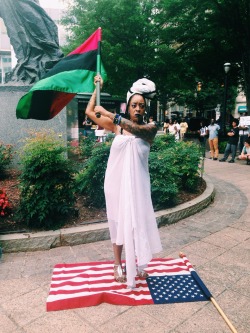 pinktott:  daughterofzami:  Atlanta, #SayHerName: March to End State Violence Against Black Women and Girls.  I’m here for this.  This is should be highly offensive to any U.S. Citizen. It might be a free speech thing, but it&rsquo;s also a felony.