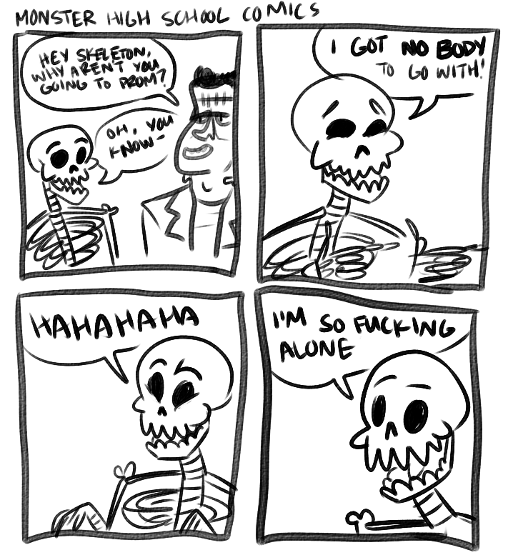 I want this skeleton to have his own TV show.