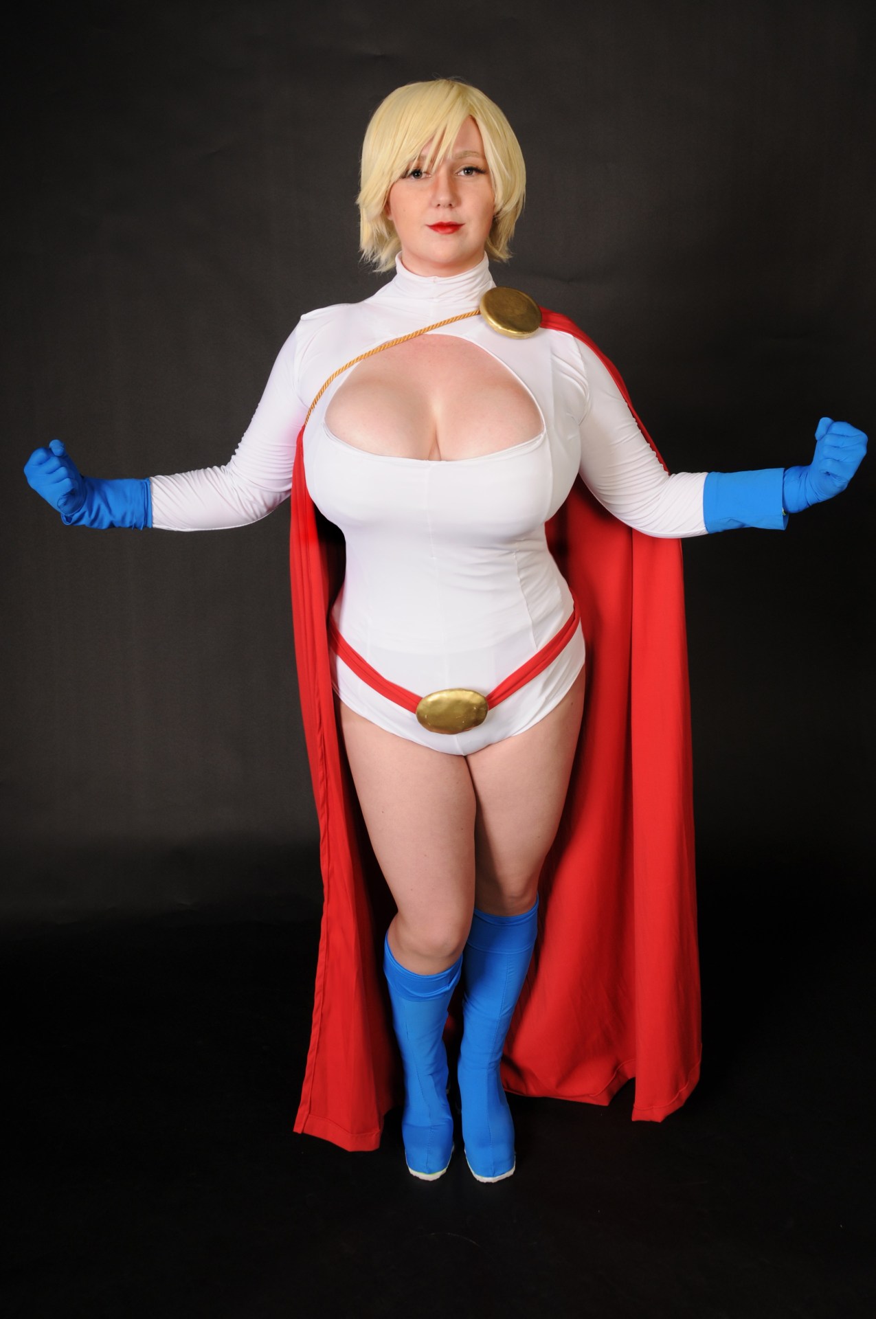 Sexy power girl cosplay