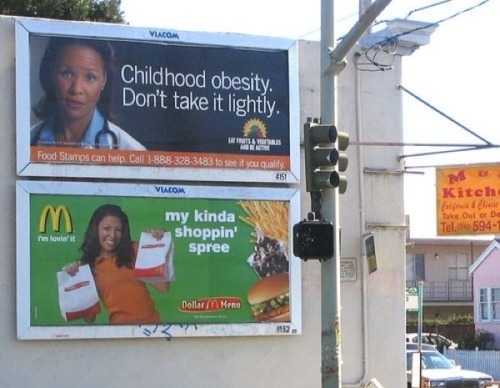 Childhood obesity ads