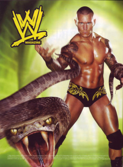 teamortonfamily:  Randy on a WWE Magazine Cover.