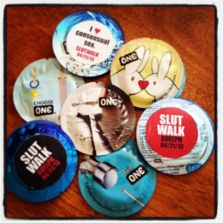 slutwalkguelph:  Promoting safe, CONSENSUAL sex for all! Get your FREE condoms and lube VIA #slutwalkguelph 04/21/2013! Did you know, if you’re not using lube then you’re not using condoms properly? #getsome #slutwalkguelph #consentissexy #bethereorbesqua