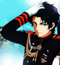 Lieutenant Colonel of the Japanese Imperial Demon Army,   Guren Ichinose   