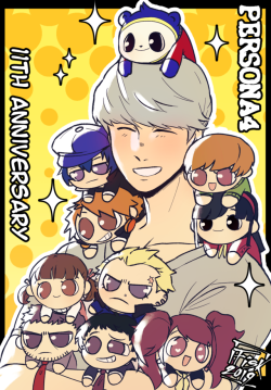 ful-fisk:Quick something to celebrate Persona 4′s 11th anniversary ! 