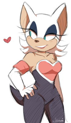 jo-tita:a little warm up sketch~ Its my queen Rouge~