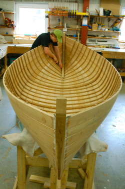 boatwriting:  the pea pods are flipped in small boats