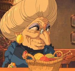Name: Zeniba  Anime: Spirited Away (Movie) Occupation: Granny (for Chihiro) - Witch Age: 9999  Abilities: Magical Knowledge, transformation, and Telekinesis Quote:  &ldquo;Once you meet someone, you never really forget them. It just takes a while for