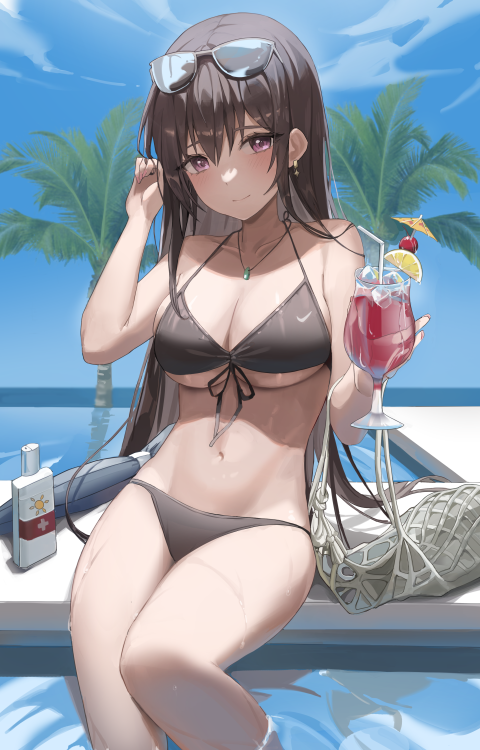cute-girls-from-vns-anime-manga:    飲む？ by  Mungduck  