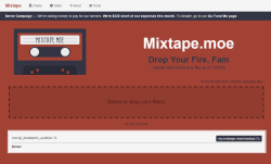 desiresfm:  lordaardvarksfm:  Mixtape.moe Needs Your Help! Hey guys and gals! I use mixtape.moe for basically everything. All of my 4k posters, most all of my betas, tons of my WIPs, the MP4 / WebM downloads for my animationsâ€¦ I probably upload on avera