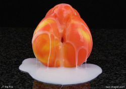catbountry:  rooshoes:  furballthefurry:  Okay is it bad that a photo of a sex toy covered in cumlube actually kind of turns me on? God dammit. http://bad-dragon.com/products/jt  at first i thought this was a delicious glazed desert and it turned out