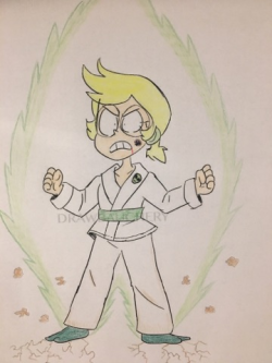 now Peri is REALLY ready to ward off 8xA.(colored from one of my asks that you drew :D )(dafts-delux-den) KARATE PERI!!