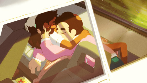 acynosure:  Those after school car naps~They’re gonna be sore when they wake up, but it’s worth it. Steven’s got healing kisses, not to mention Connie would give a killer massage I’m sure.