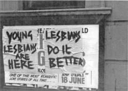diabeticlesbian:  Iconic lesbian protesting from the Sheffield Woman Against Clause 28 Day of Action, 8/4/1988   © Sheffield City Council   