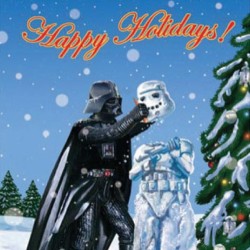 dorkymusichero:  It’s 12/25 on the awesome side of the world, sooo #merrychristmas #starwars #christmas #holidays 