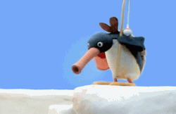 Pingu repeats what pingu sees