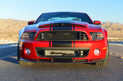hotamericancars:  Heavily Modified 1000hp+ Mustang Shelby GT500 Hits 217 mph Watch The Video
