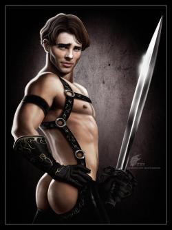artofdavidkawena:  It’s James Marsden’s birthday today! Here he is in his almost-birthday-suit as Prince Edward of ‘Enchanted’ from my Heroes Collection.  HAPPY BIRTHDAY Mr. Marsden! MAZAL TOV! CLICK HERE —&gt; http://tinyurl.com/kwnkjeqFOR