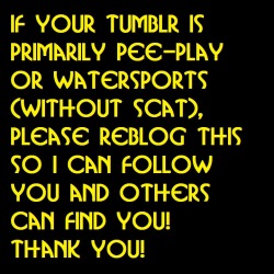 peeisforpleasure:  Trying again. Spelled “Tumblr” correctly this time and slightly reworded it.  LOL 
