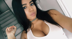 instahotsangfroid:Latina Teen White Shirt And Choker via /r/burstingout http://ift.tt/2ghPH7F
