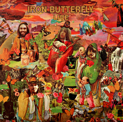vinyl-artwork:  Iron Butterfly ‎– Live (1970)Artwork by John Kress You Can’t Win 
