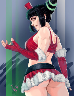 ninsegado91:  grimphantom2:  diepod-stuff: The costume grew on me a bit. And a nice way to show dat to convince us too =P  Very nice  Daaaamn!!! I just got Laura&rsquo;s since I am focusing on getting better with her, but dat Juri doe!!!!!  