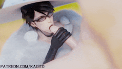 kaisto: Model by   xXKammyXx  (gyf) (webm)  Bayonetta as voted by patreons. Orignal outfit version for my patreon supporters.Patreon supporters also get mp4 downloads of my animation (watermark free) and can vote on which character I do next.  My Patreon