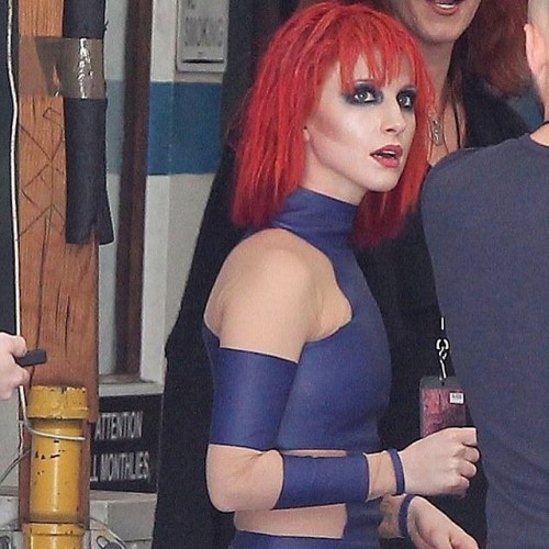 Hayley Williams of Paramore seen at 