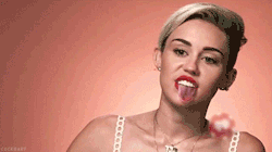 mminibird:  cockbarf:  Mileys tongue is out of control   