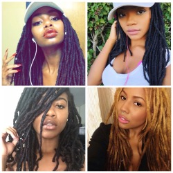 igotdis247:  itskeshawn1:  bestblackgirlsxxx:  bestblackgirls:  afro-arts:  Locs  Nice hair  This is good hair  OMFG 😍😍😍😍  Rock em ladies
