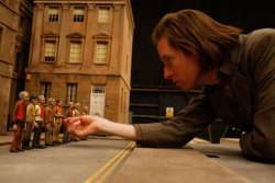 humble-cumulus:  mythicalogical:  Wes Anderson on set of Fantastic Mr. Fox  Ahhhh this film! How had I never seen it before! Watched it in elvie’s room- half way through she had to head to a lecture but I am all cosy in her bed- and listening to the