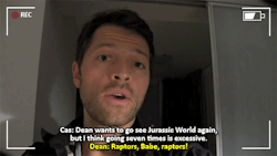 casbadass:  After Cas finds a camcorder, he and Dean can’t stop filming random moments of each other. (Other camcorder edits) 