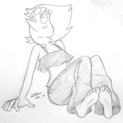 weaselworks:  pigeon-toed bird momma  I kinda love that rebeccasugar draws her characters wearing jeans from time-to-time, and I make it no secret that I got a thing for jeans. And feet. And feet in jeans..!! ❤