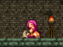   Busty succubus adventurer finishing off a horny ghost in a medieval fantasy dungeon until sheâ€™s completely done fucking.