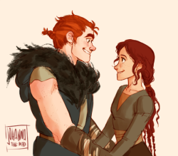 johannathemad:  it amazes me how Valka is the only one Stoick would always aproach to as if she was something so delicate 