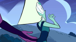 I was too tired to talk about all the things I loved about yesterday’s episodes and I know everyone already made these points but idc, I really absolutely love how Peridot has grown and her character development. I especially love how she used to recoil