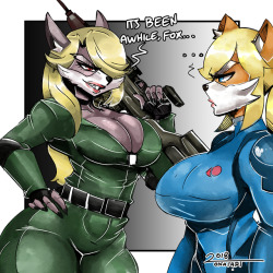 wolf, sniper wolf and zero suit fox. i’ve been focusing too much on furry..but at least Wolf looks good.