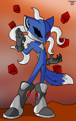 The new villain from Sonic Forces. I think his name is Infinite, but I’m not sure. 