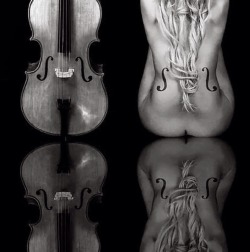 cravehiminallways212:  sophiejelliswrites:  HER ORCHESTRATED SOUL  Ready to be played, in whichever way her Master desires to, always a touch away, waiting in anticipation, sensing the pull of the strings, a soft tuning session, before He takes full reign