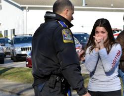 d1verse:  What’s this? You guys may ask……..It’s a woman waiting to hear about her sister, a teacher, following the shooting at the Sandy Hook Elementary School in Newton, Connecticut, December 14th 2012. Like many of you, you may heard about this