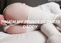 used-and-abused-princess:  daughterlovingdaddy:  OK, baby girl. Let daddy touch you there.  💕