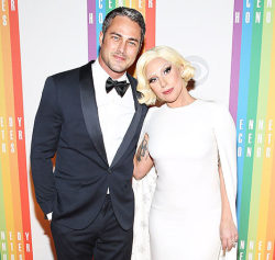 gagasgallery: You and I, for life! Lady Gaga is engaged to marry actor Taylor Kinney after he proposed on Valentine’s Day, Us Weekly can confirm. After Kinney popped the question, the couple celebrated at Gaga’s family’s restaurant, Joanne Trattoria,