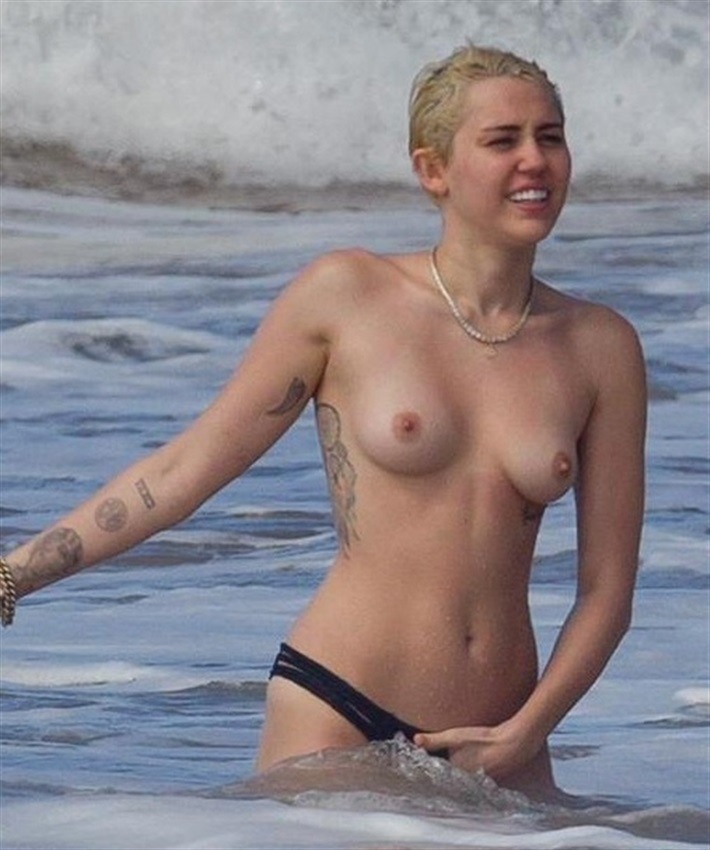 Miley cyrus topless magazine